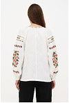 White linen embroidered blouse Dzvinka